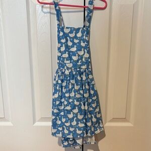 Worthy Tie Back Dress in Ducks